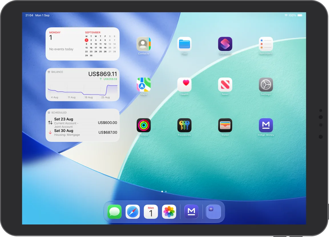 Widgets and Shortcuts